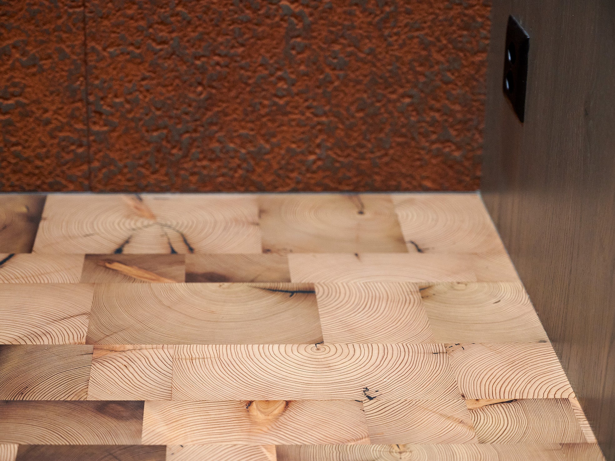 Manufaktur Diele Stirnholz Stalllärche (Unikat)