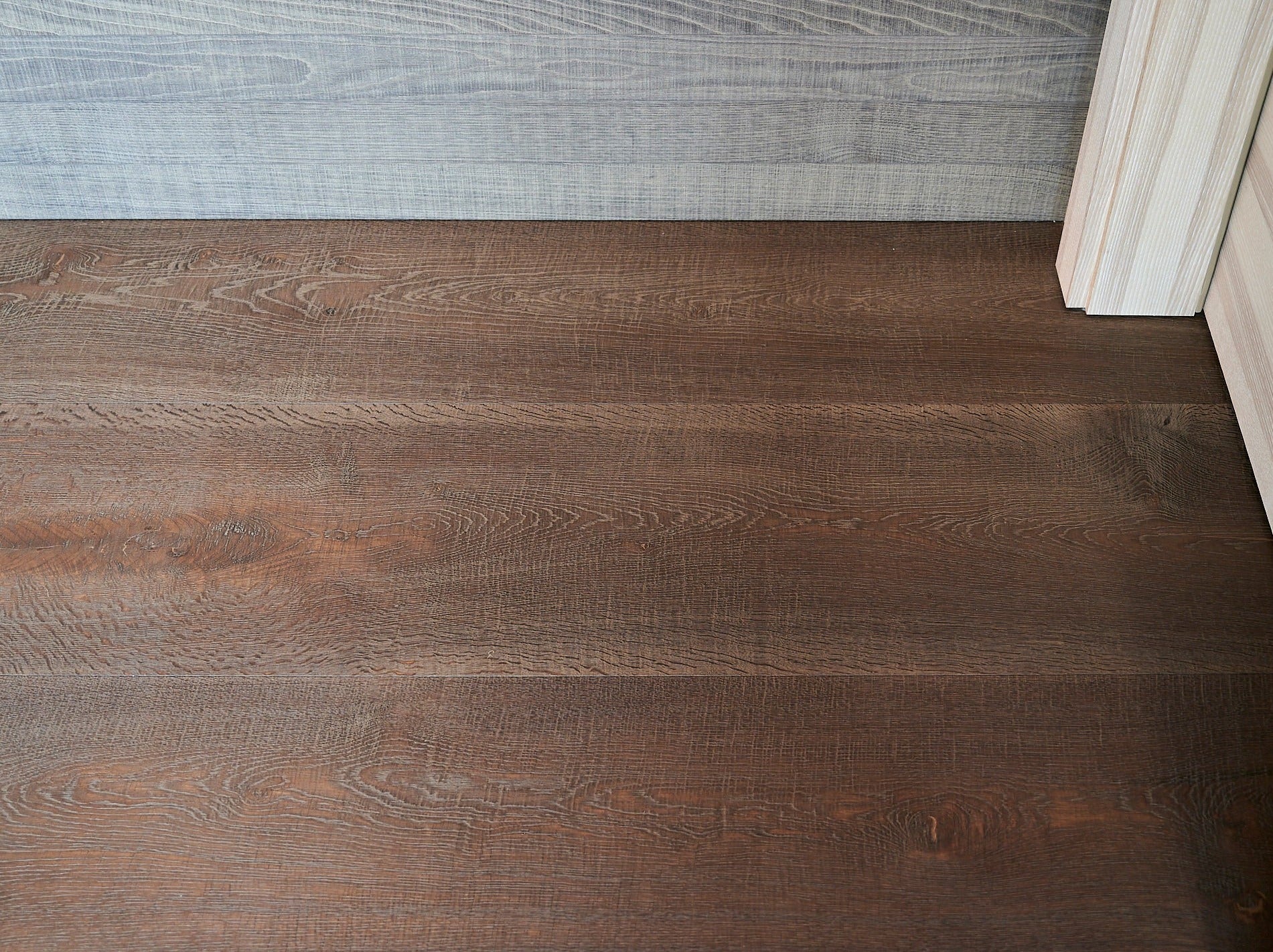 Parkett Langdiele Eiche Sonderfarbton 93 sägerau geölt (Unikat Raumlang)