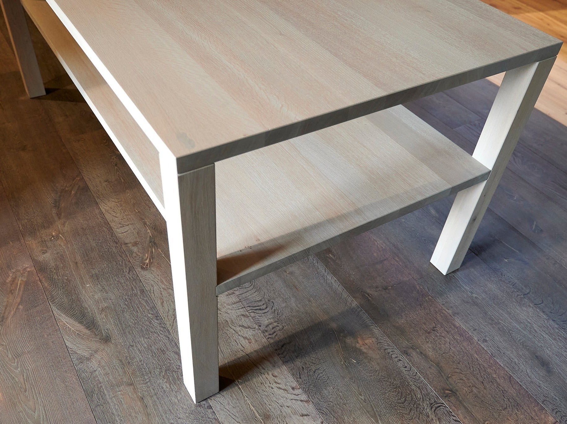 Massivholzplatte Eiche gebeizt und geölt