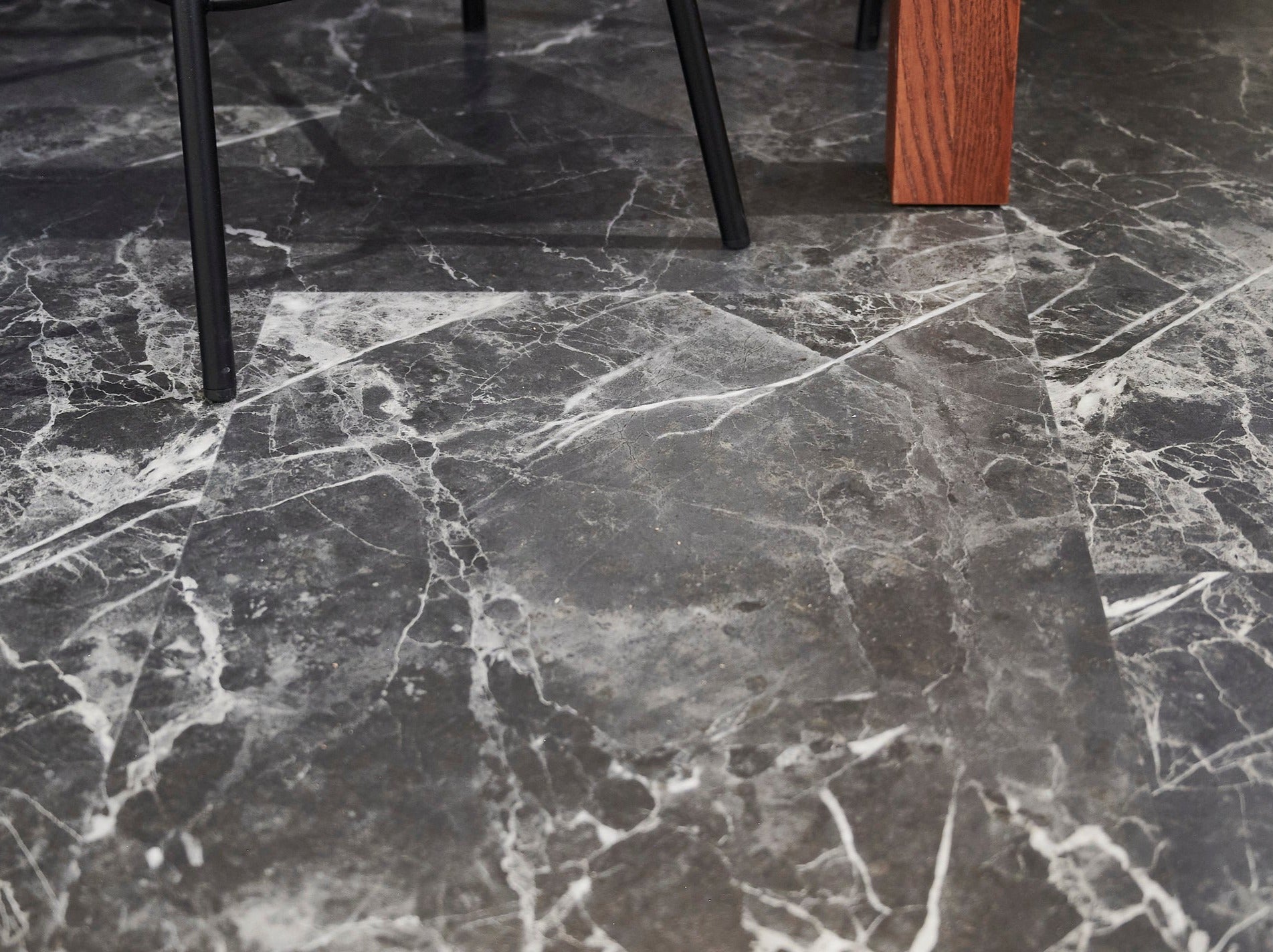 Designvinyl Stein Dekor anthrazit