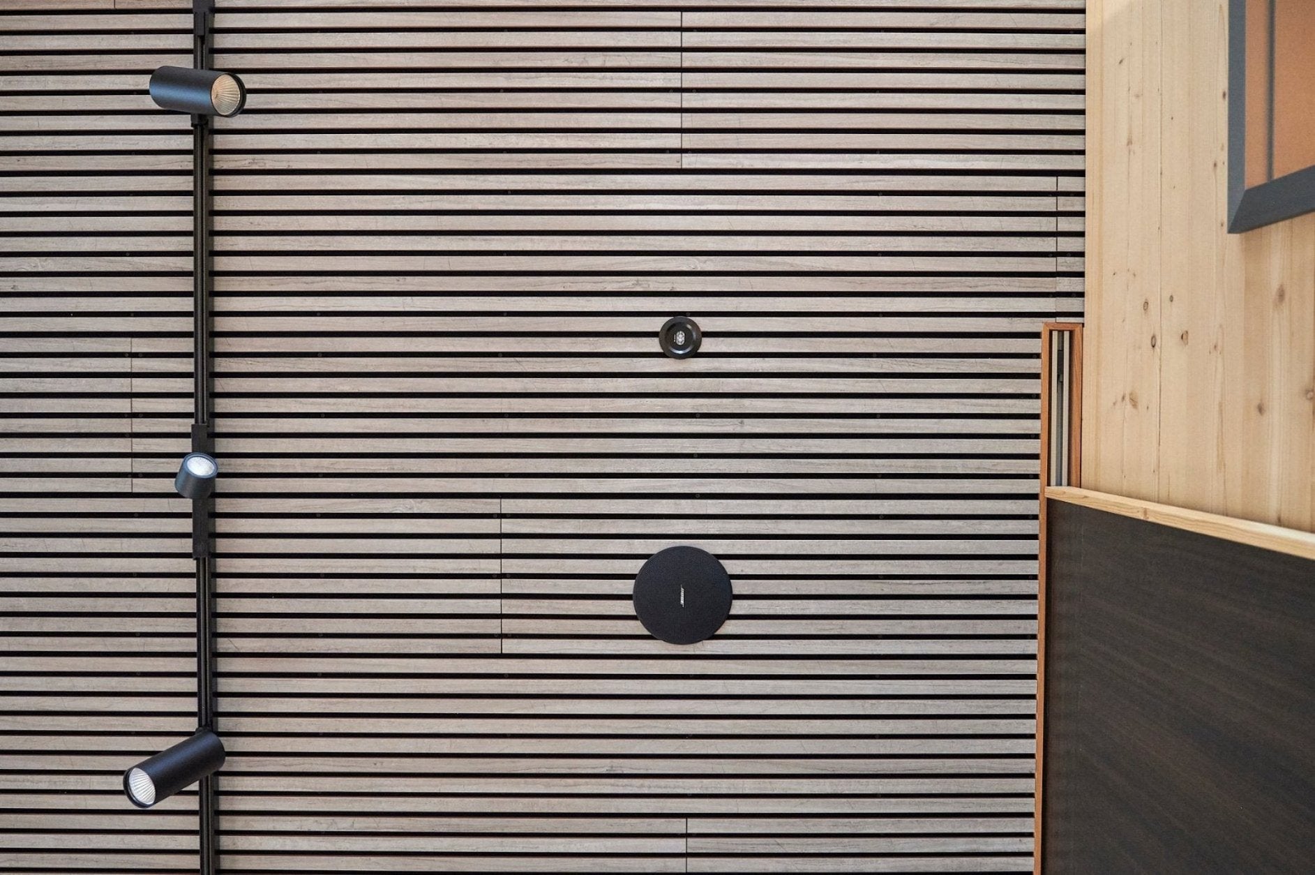 Akustik Paneele Stein Dekor grau