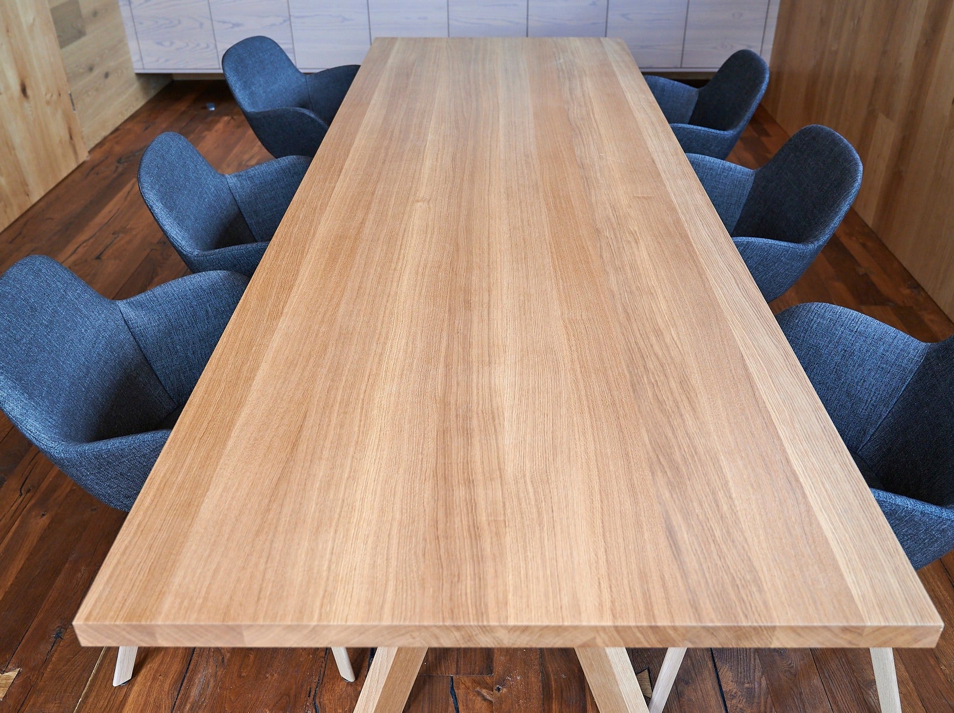 Massivholz Eiche gebürstet und geölt