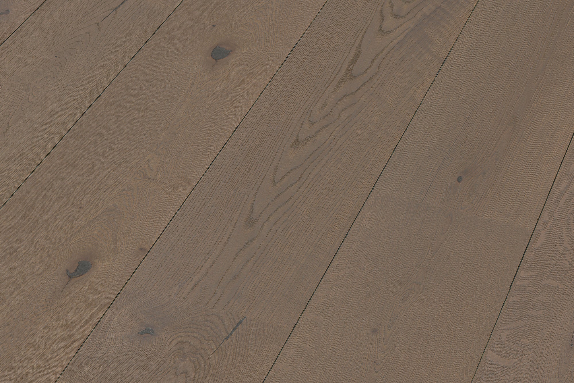 Furnierboden Eiche authentic lehmgrau gebürstet geölt