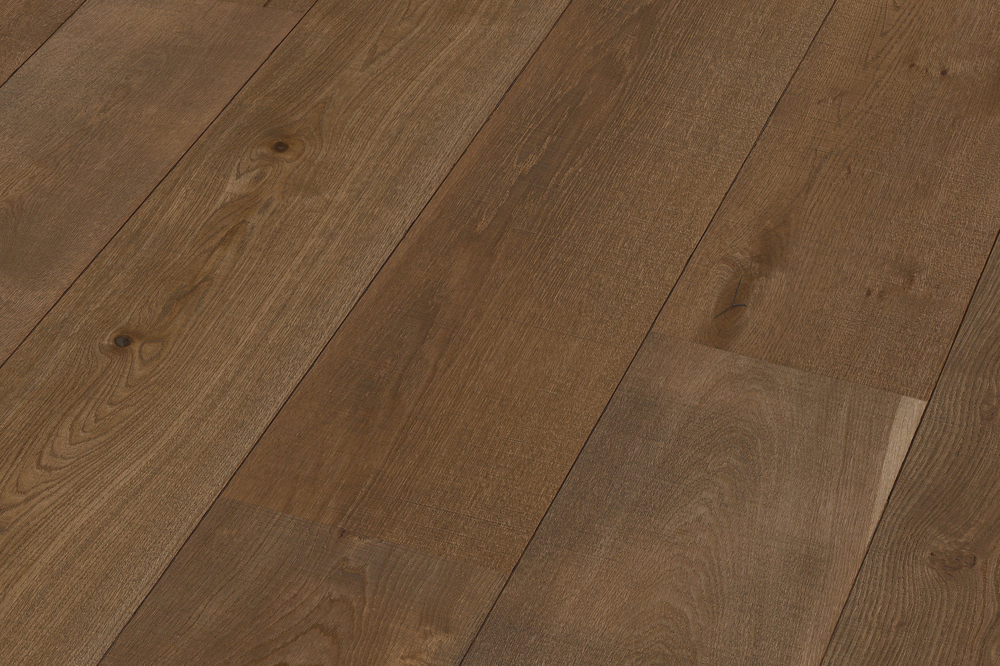 Furnierboden Eiche authentic olivgrau gebürstet geölt