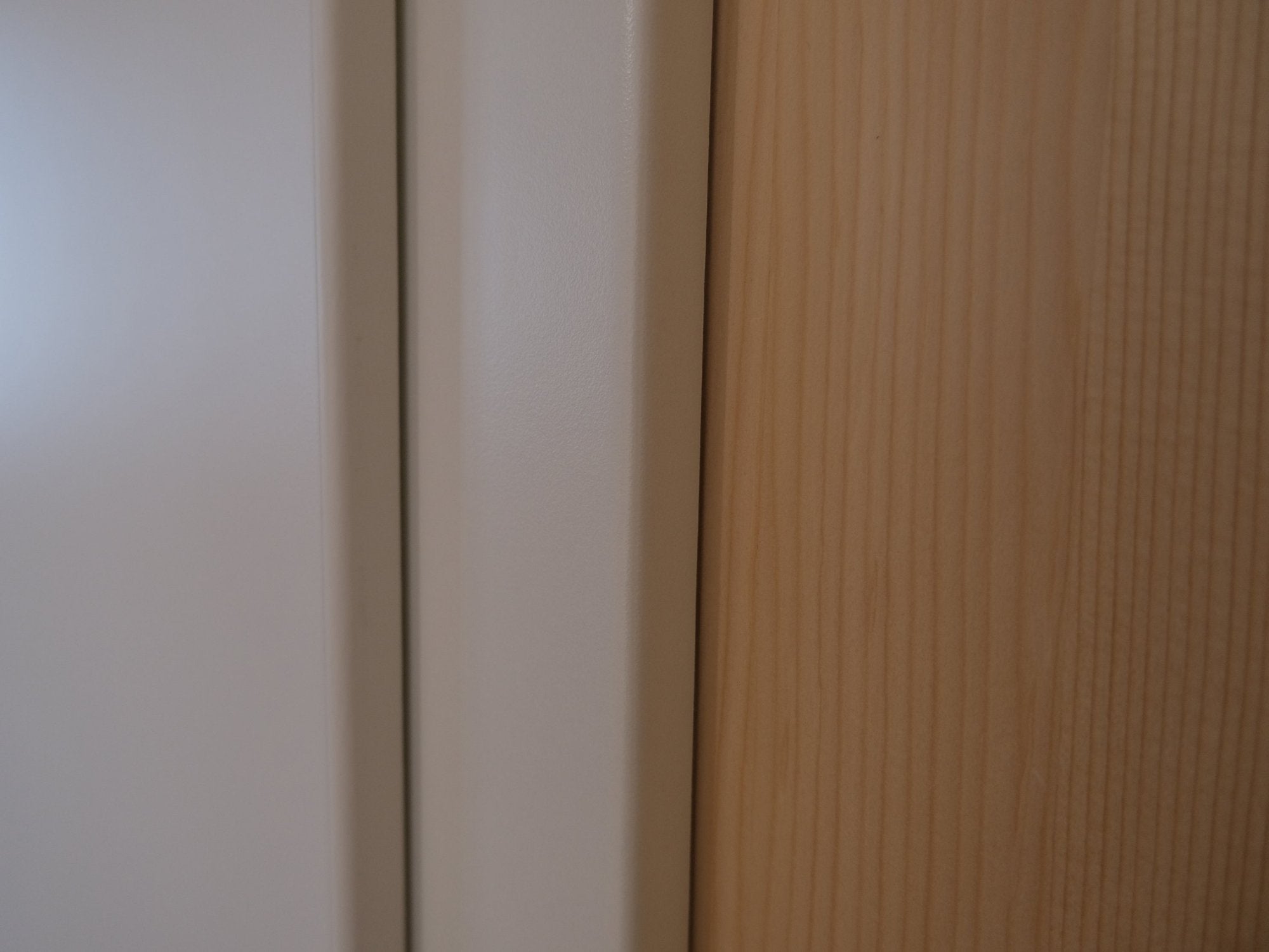 Futtertüre Dekor Uni weiss Rundprofil