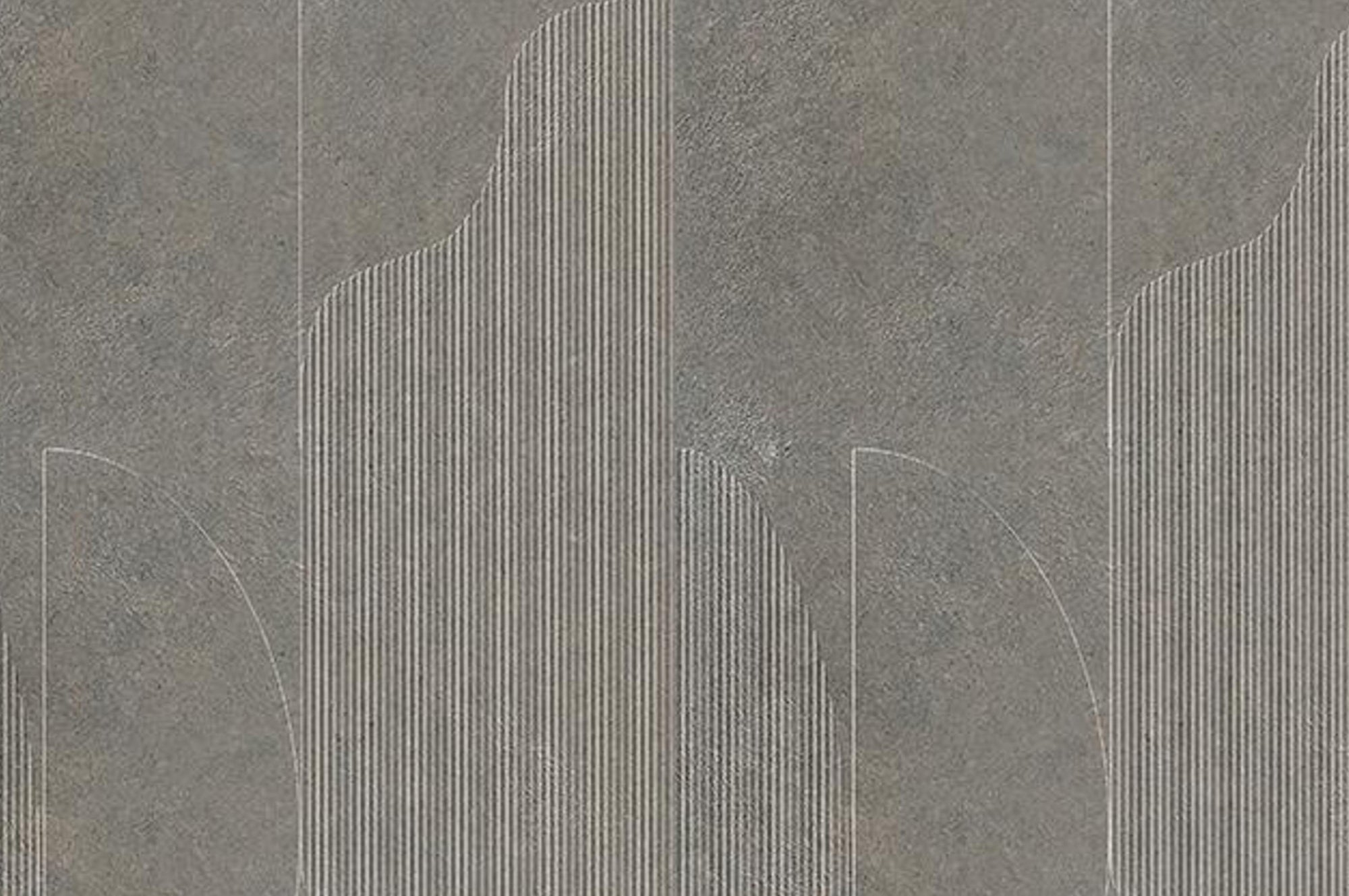 Designplatte wasserfest mit abstraktem Motiv grau