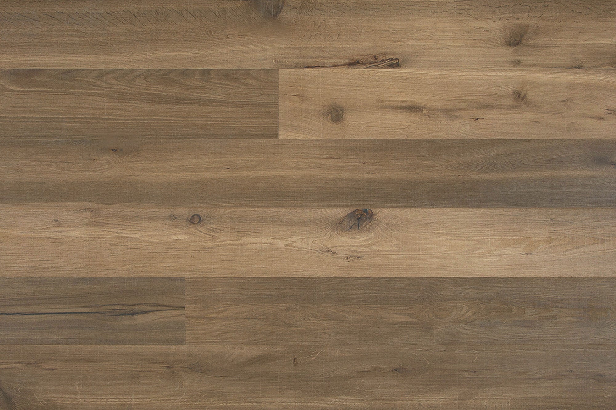 Parkett Landhausdiele Eiche angeräuchert-braun sägerau geölt