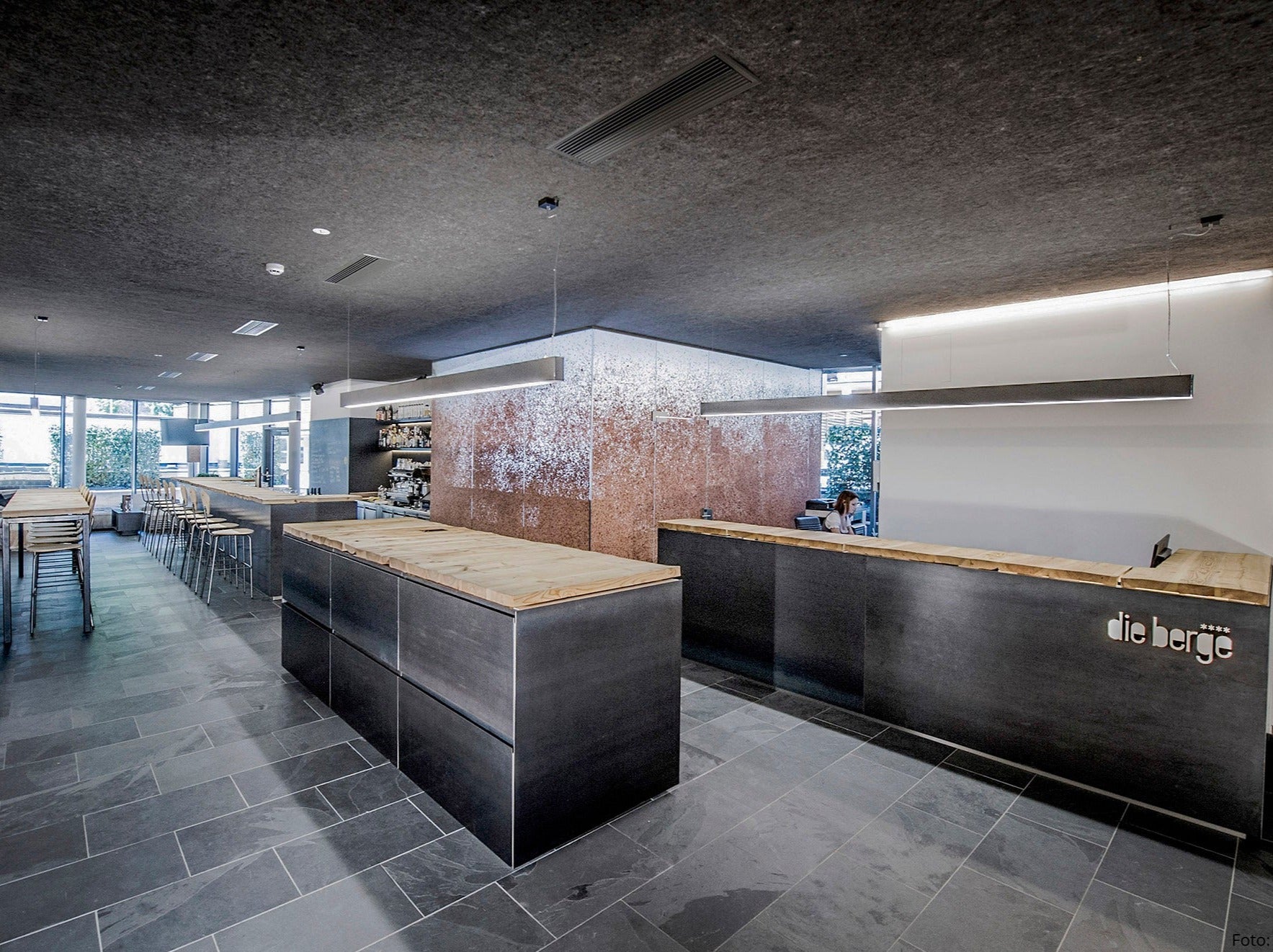 Akustik Paneele aus Schafwolle anthrazit