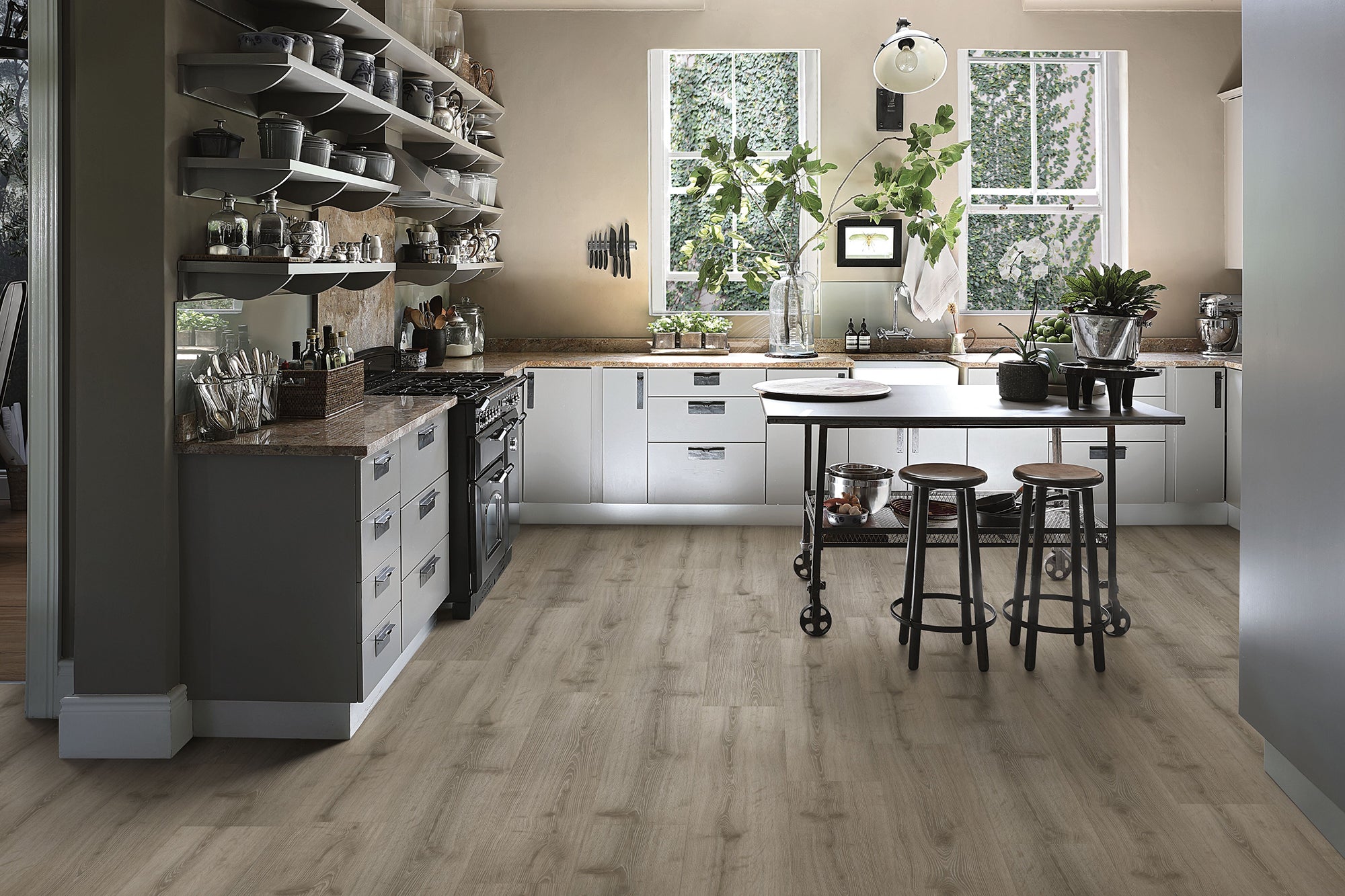 Designvinyl Holz Dekor grau-braun